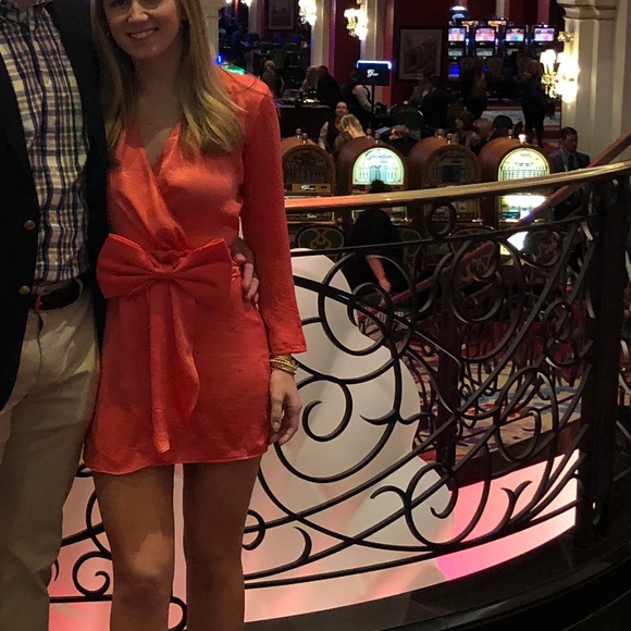 RESA bow pink dress from Revolve - Picture 6 of 6